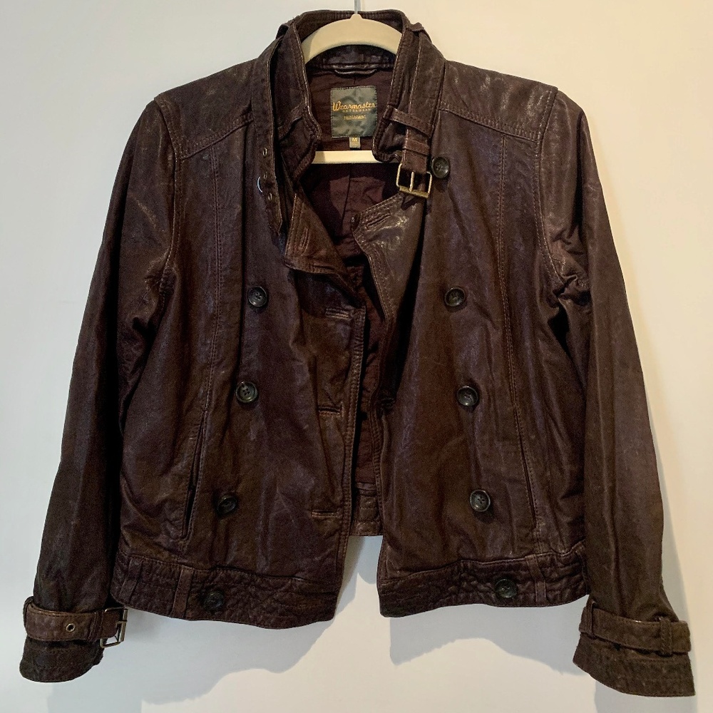 Madewell Wearmaster leather jacket